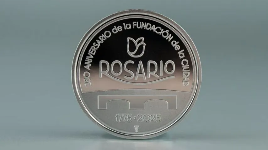 El BCU lanza moneda de plata por los 250 años de Rosario: un homenaje a la identidad “pichonera”