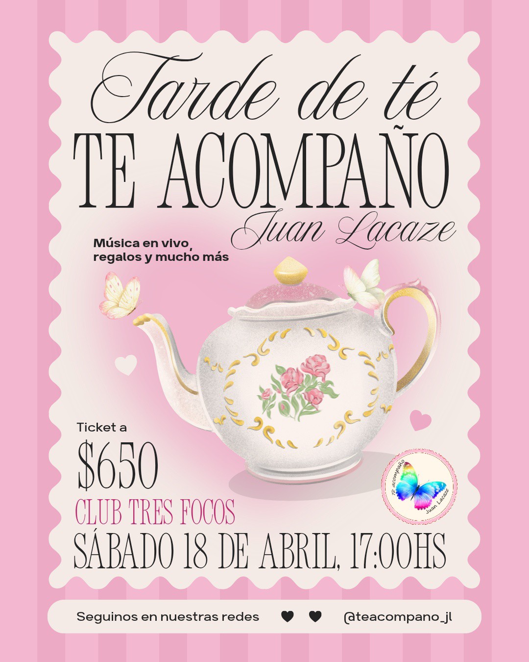 Te acompaño 2026 - Afiche