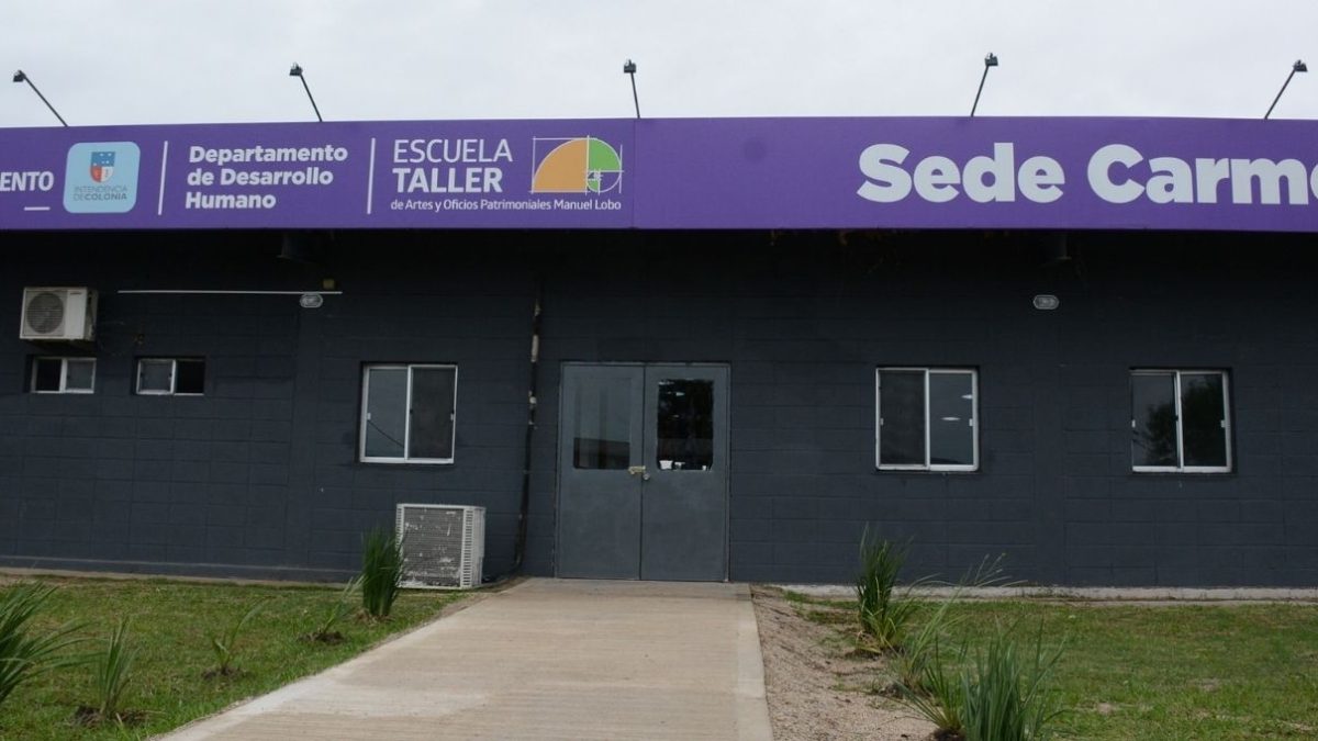 Inauguran sede de la Escuela Taller Manuel Lobo en Carmelo