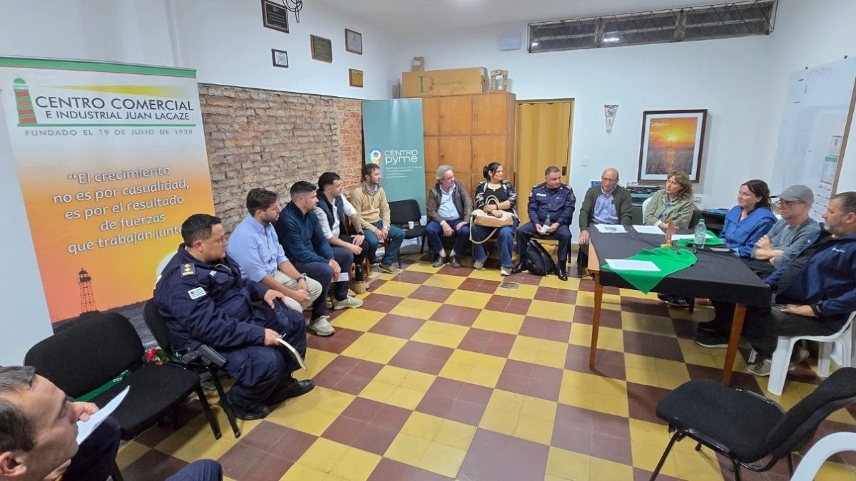 Comerciantes y Policía analizan situación de seguridad en Juan Lacaze