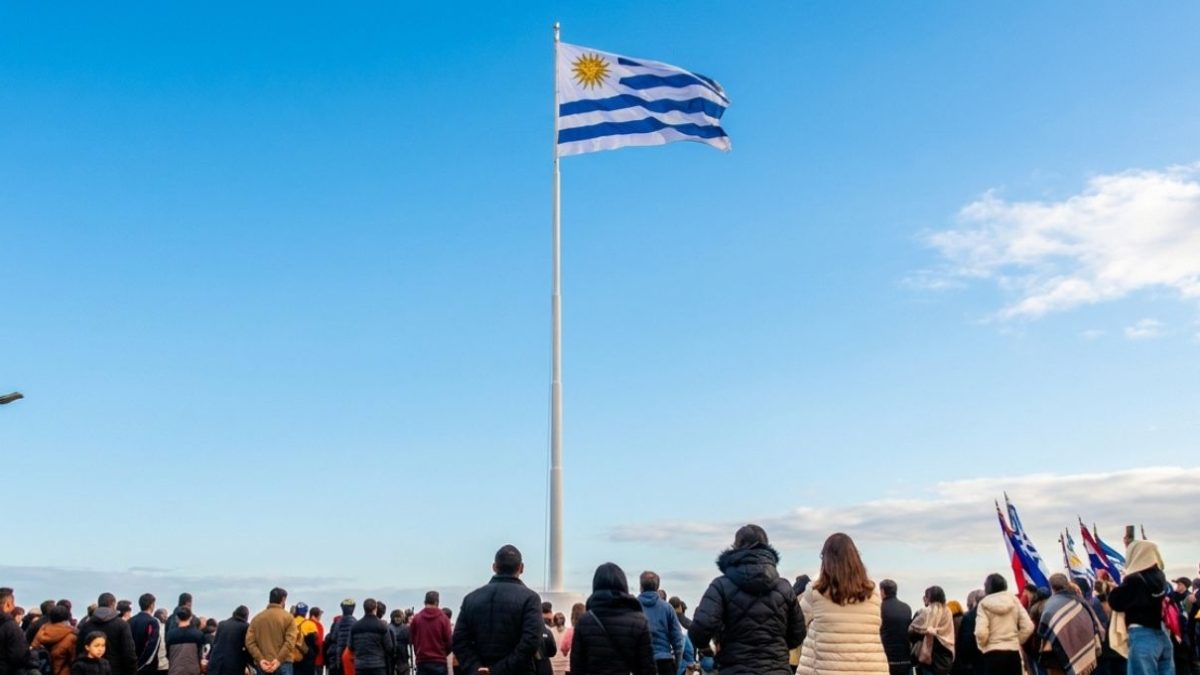 Colonia: El Pabellón Nacional flameará de forma permanente