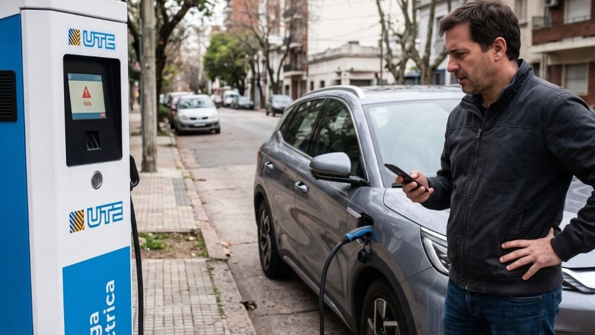 47% de usuarios de autos eléctricos en Uruguay reporta fallas de carga